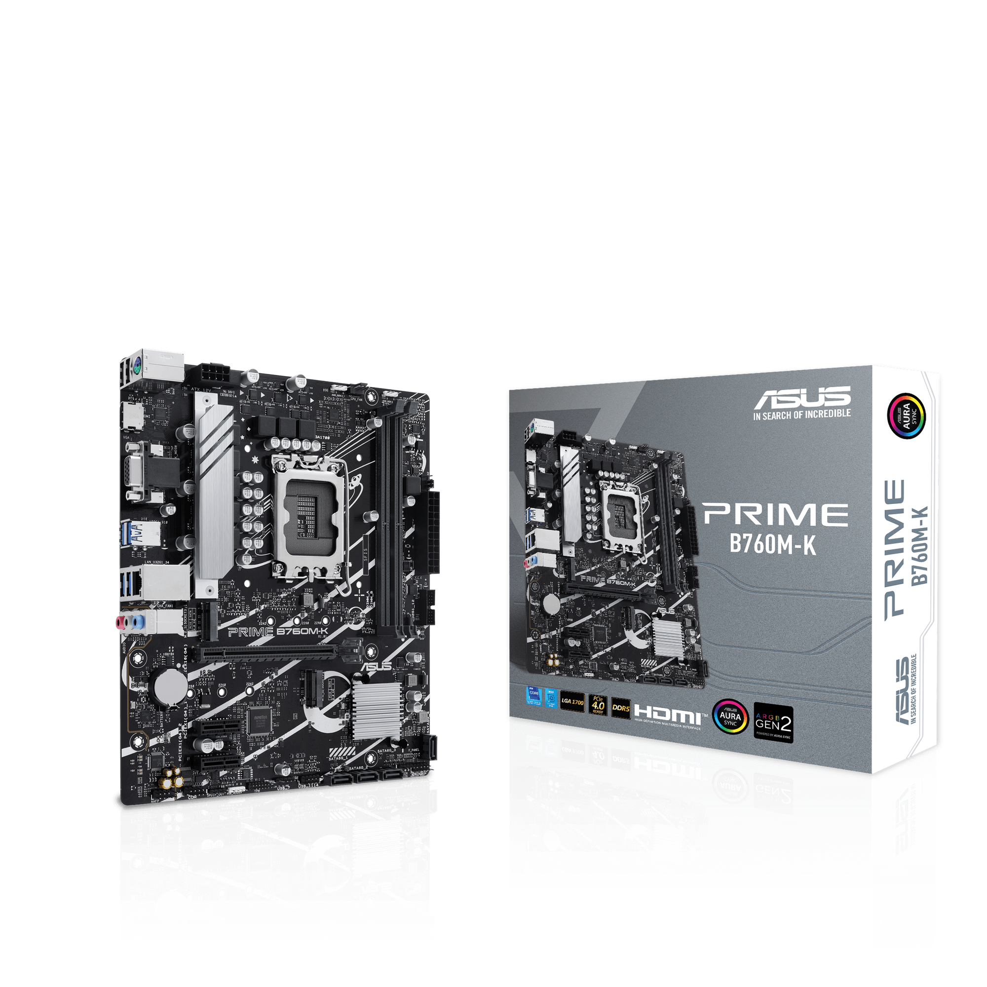 ASUS PRIME B760M-K Gaming Mainboard Sockel Intel LGA 1700 6