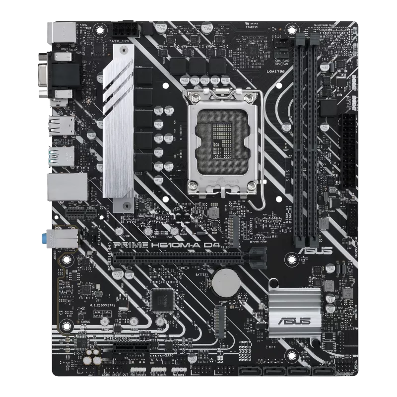 ASUS Prime H610M-A D4-CSM Business Mainboard Sockel Intel LGA 1700 6