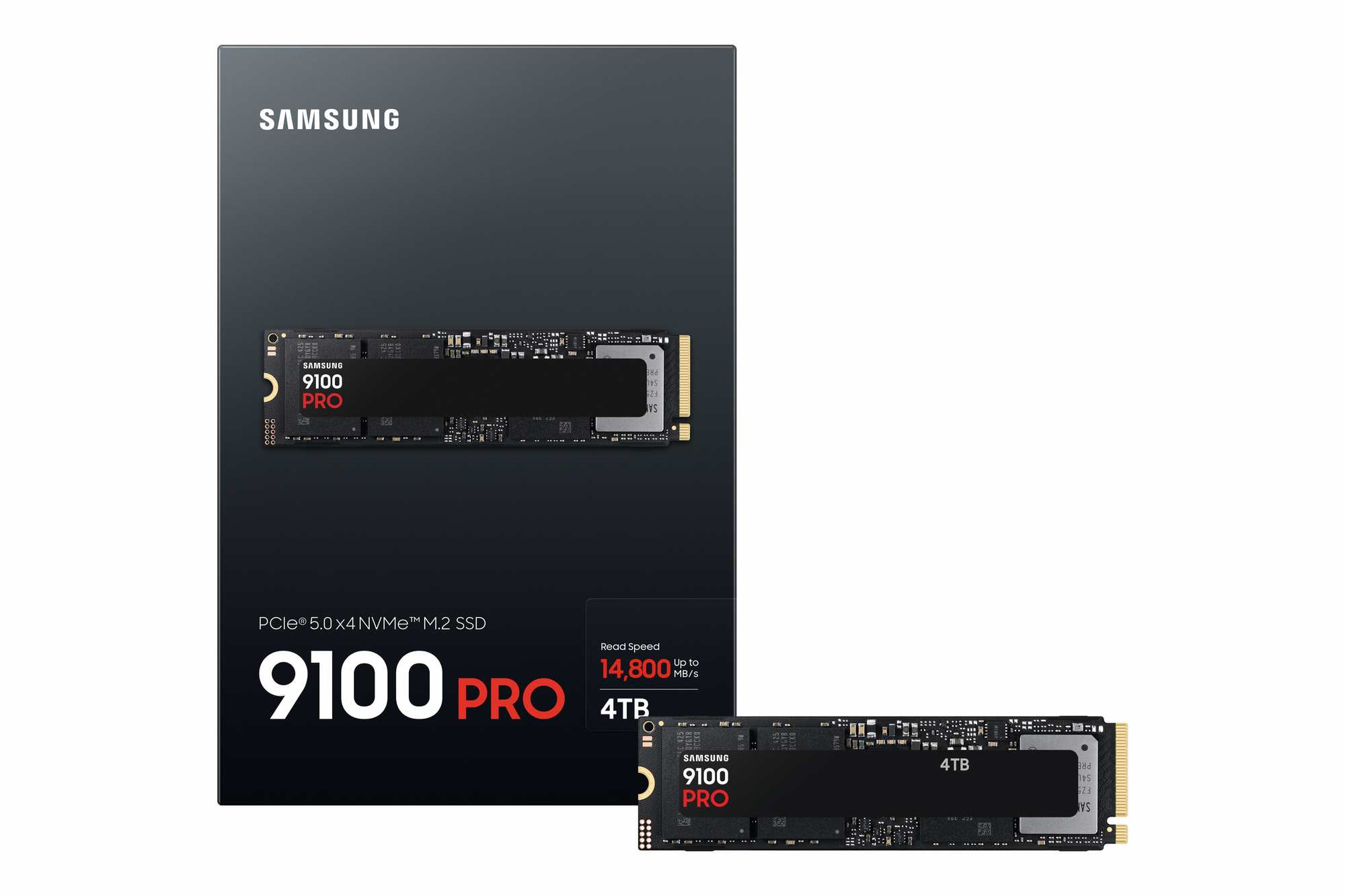 Samsung 9100 PRO 4 TB PCIe 5.0 NVMe M.2 (2280) Internes Solid State Drive (SSD) 3