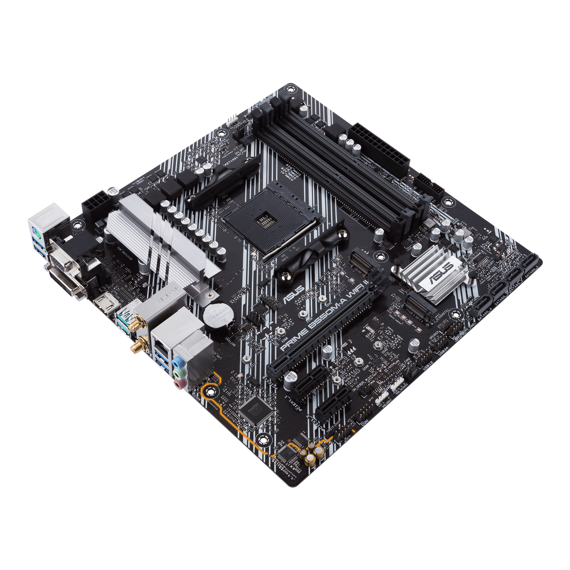 ASUS PRIME B550M-A WIFI II Gaming Mainboard Sockel Ryzen AM4 6