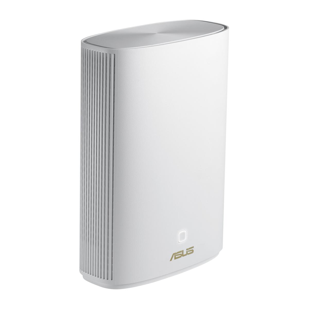 ASUS ZenWiFi AX Hybrid (XP4) AX1800 + Powerline 1er Pack Weiß kombinierbarer Router 4
