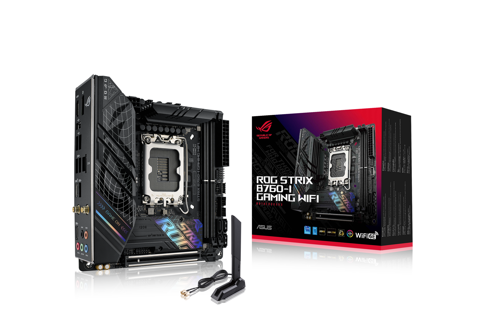 ASUS ROG STRIX B760-I GAMING WIFI Mainboard Sockel Intel LGA 1700