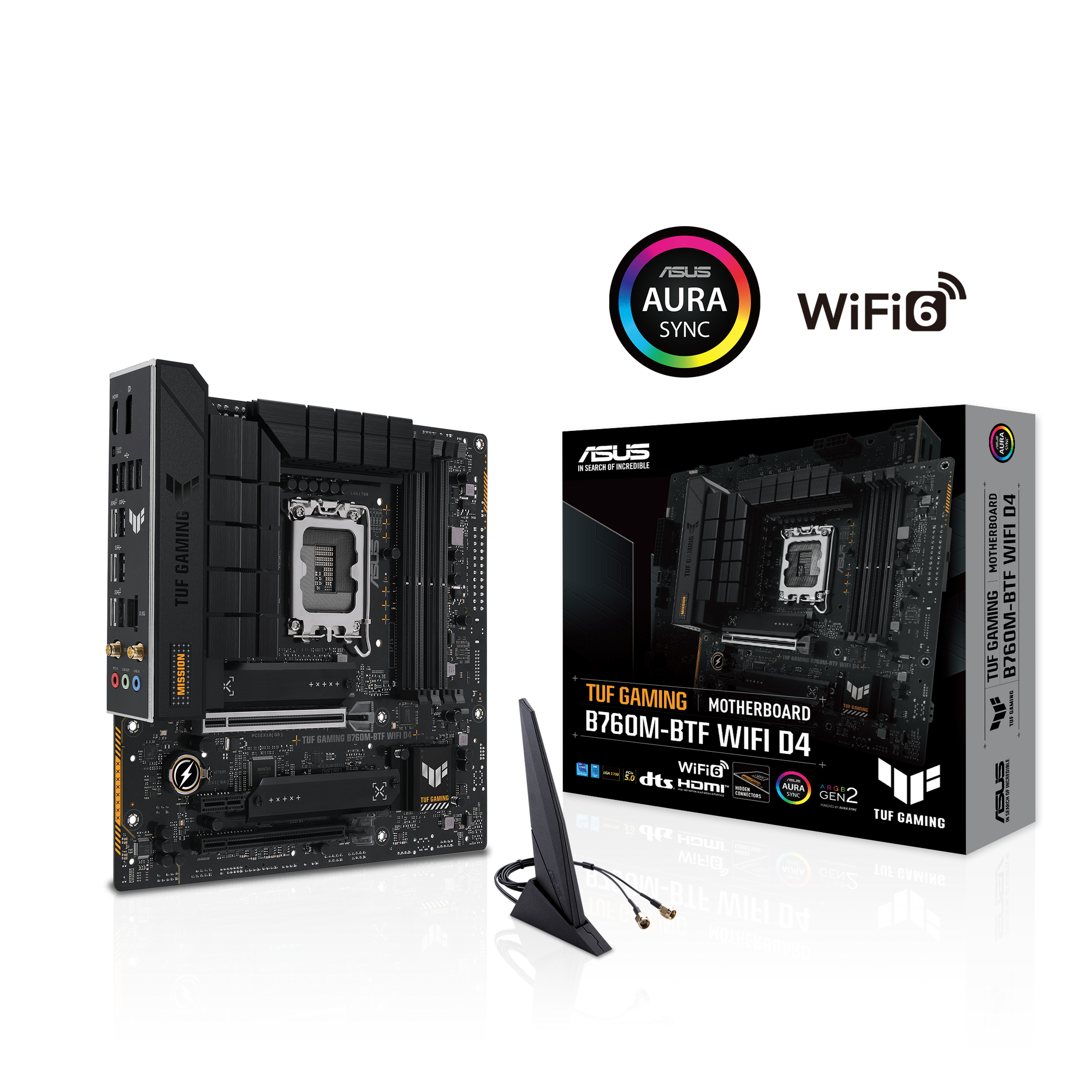 ASUS TUF GAMING B760M-BTF WIFI D4 Mainboard Sockel Intel LGA 1700