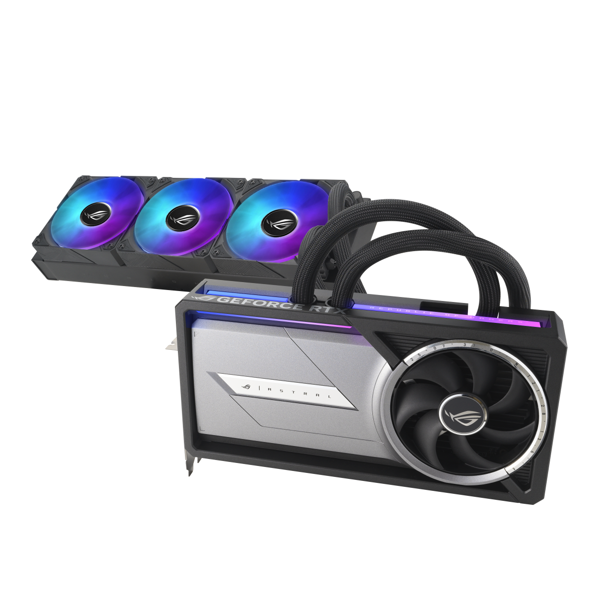 ASUS ROG Astral LC GeForce RTX 5090 32GB GDDR7 Gaming Grafikkarte mit All-in-One-Flüssig-CPU-Wasserkühlung 11