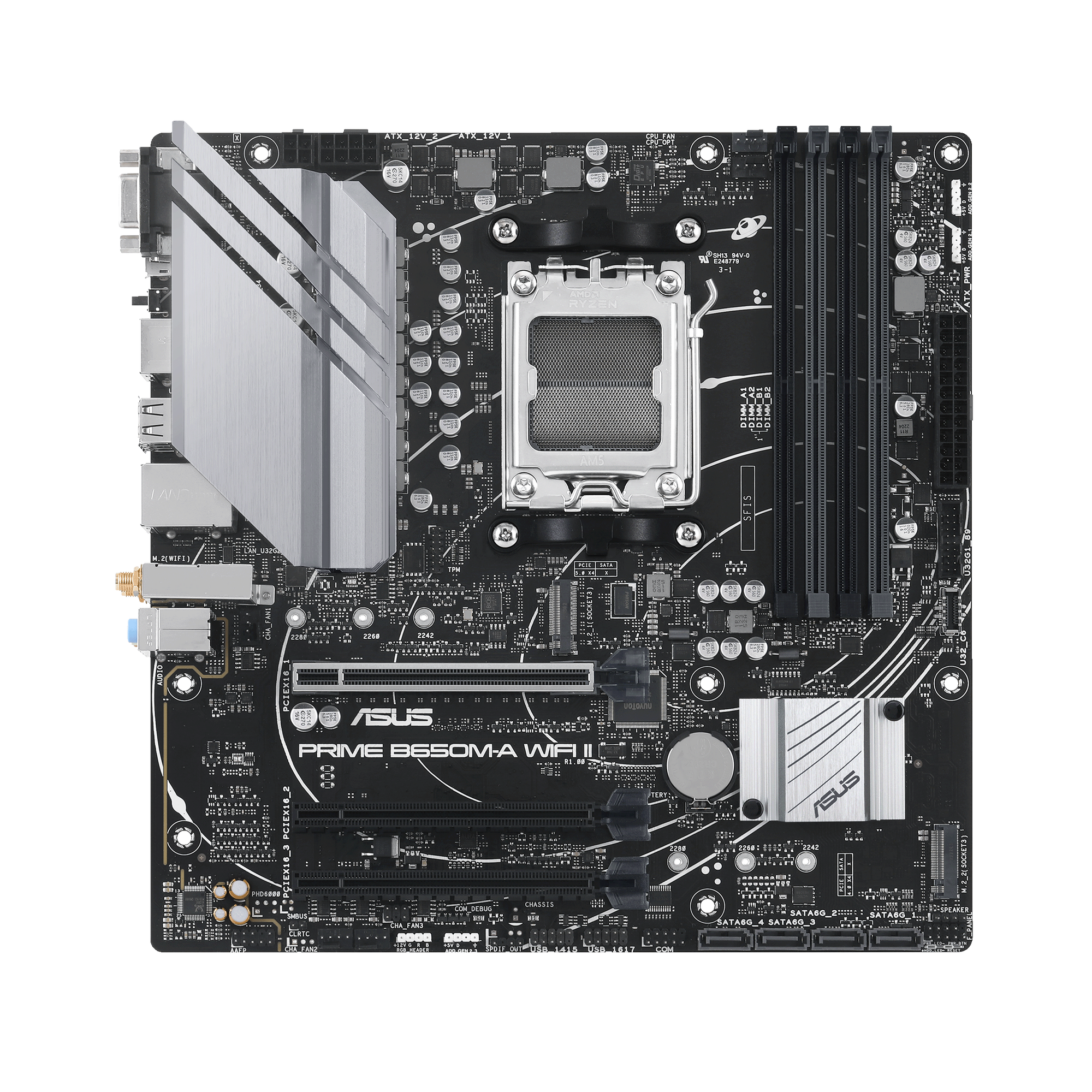 ASUS PRIME B650M-A WIFI II Gaming Mainboard Sockel AMD AM5 3