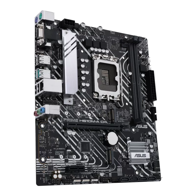 ASUS Prime H610M-A D4-CSM Business Mainboard Sockel Intel LGA 1700 5