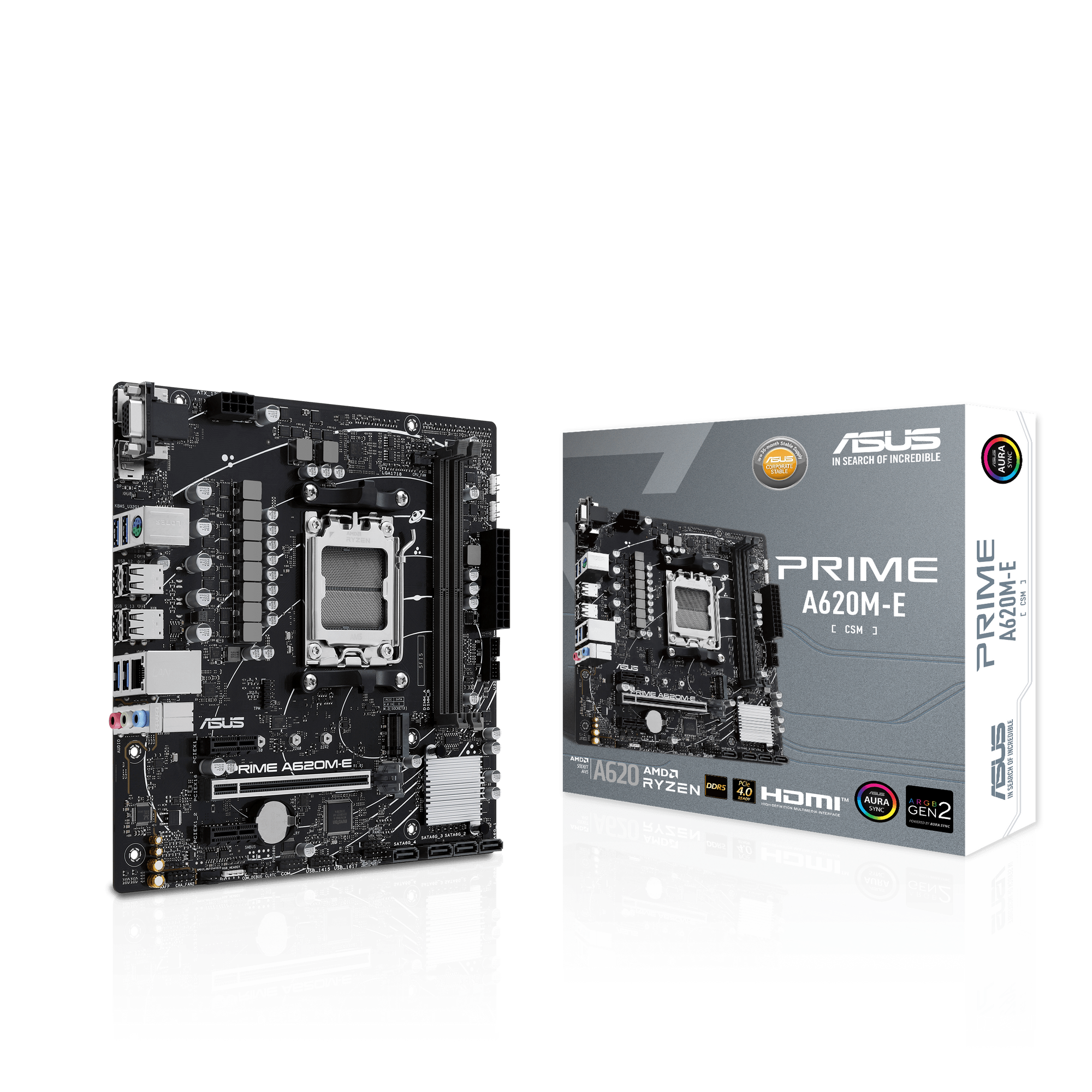 ASUS Prime A620M-E-CSM Mainboard Sockel AMD A620 9
