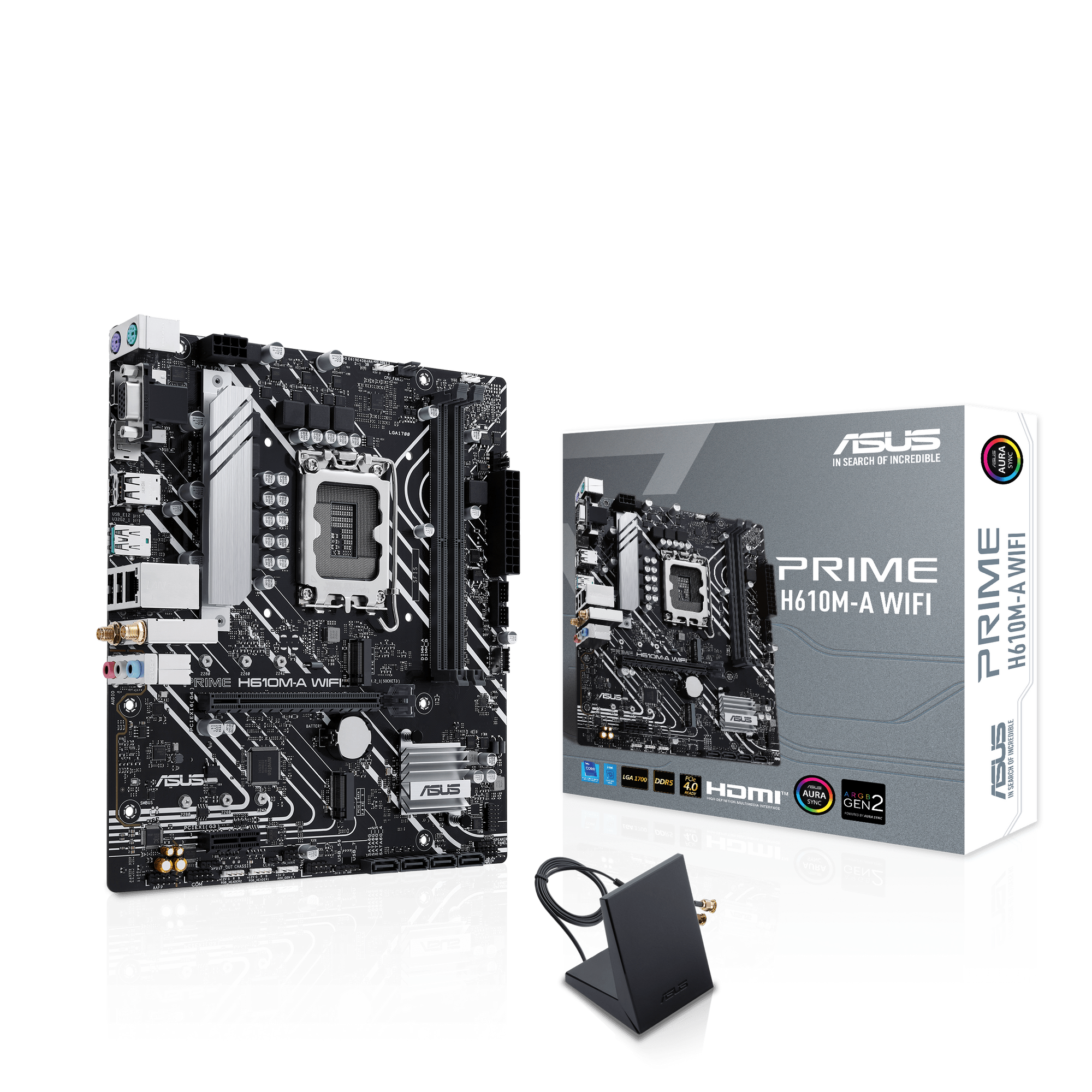ASUS PRIME H610M-A WIFI Intel H610 LGA 1700 mATX-Mainboard