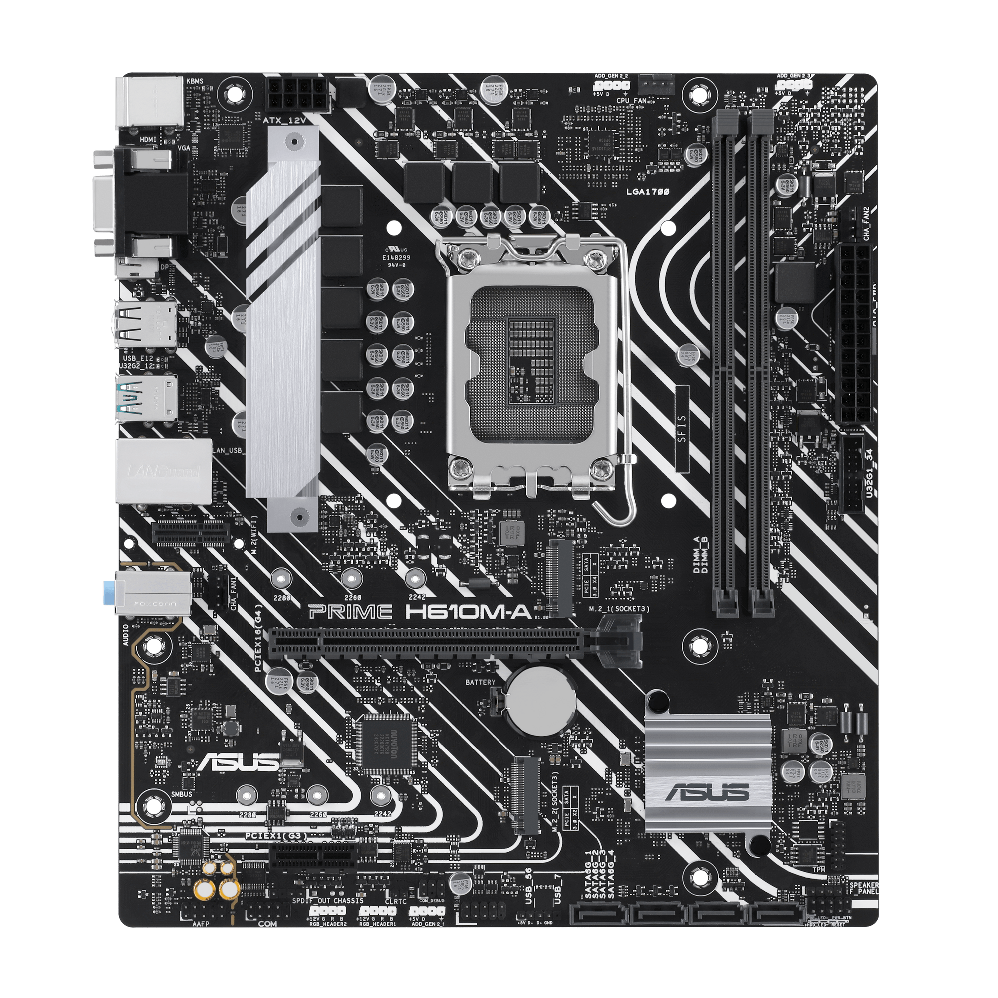 ASUS PRIME H610M-A-CSM Intel H610 (LGA 1700) mATX-Mainboard 8
