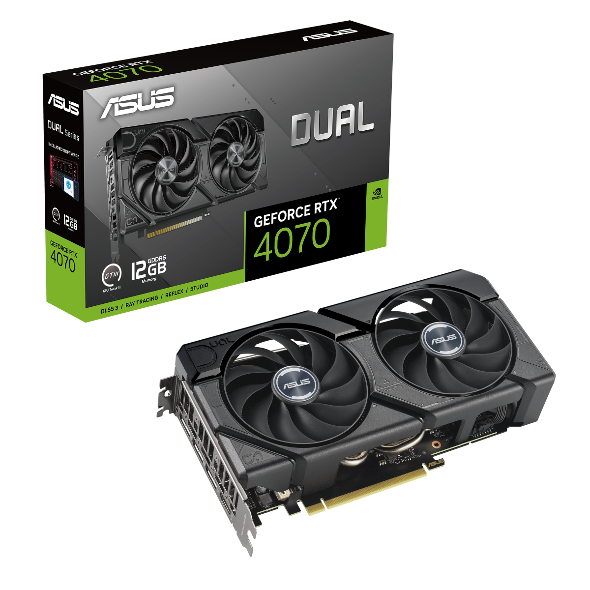 ASUS Dual GeForce RTX 4070 EVO 12GB GDDR6 Gaming Grafikkarte