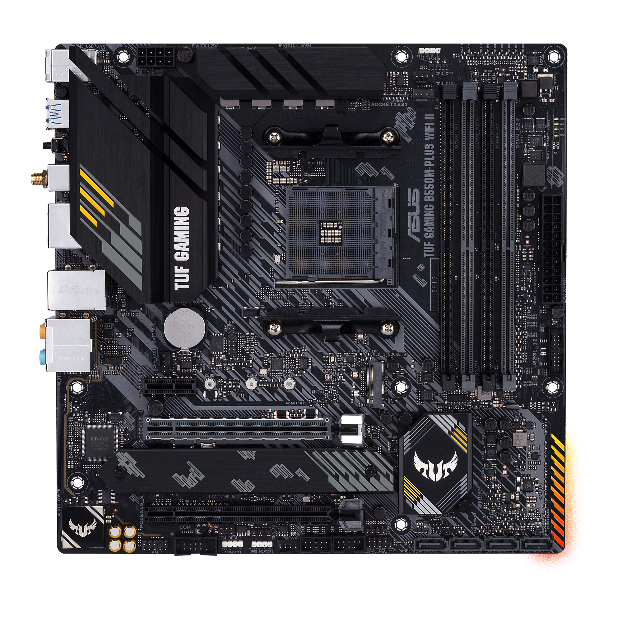 ASUS TUF GAMING B550M-PLUS WIFI II Mainboard Sockel Ryzen AM4 5