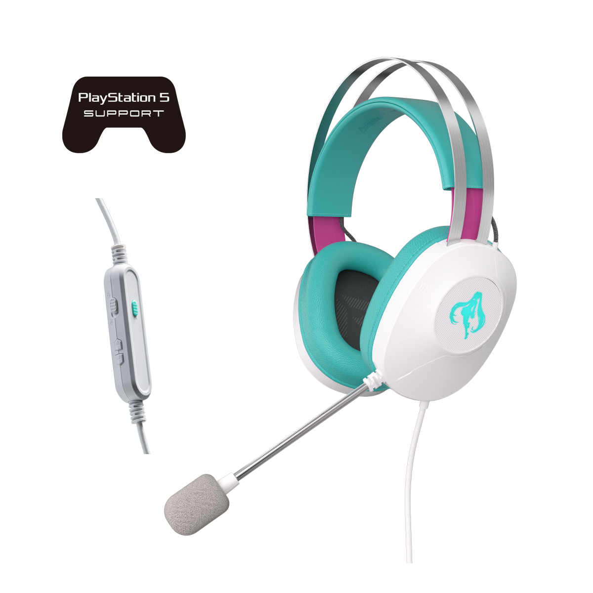 ASUS TUF Gaming H1 Gen II Hatsune Miku Edition Gaming Headset