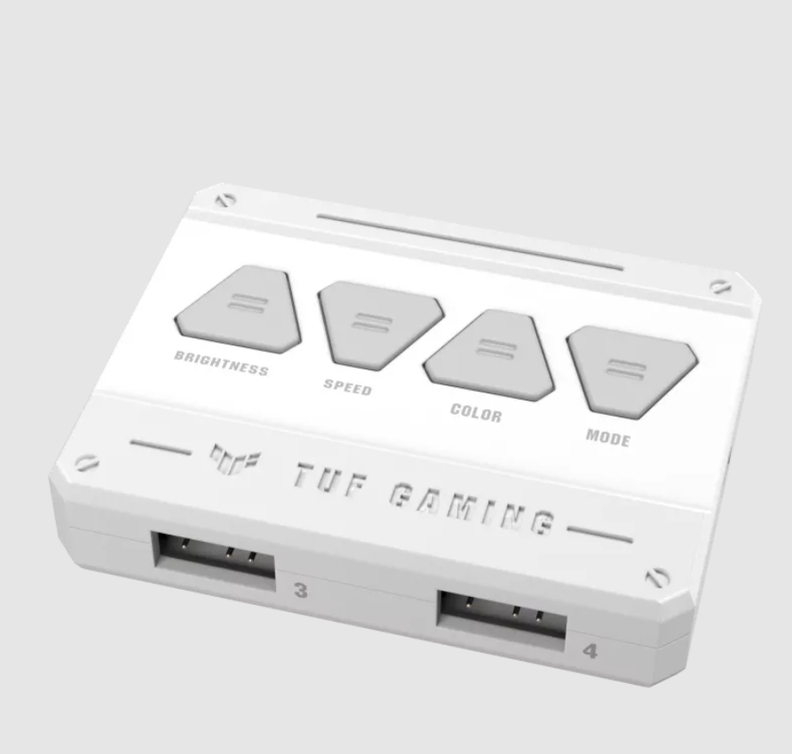 ASUS TUF Gaming TF120 ARGB-Gehäuselüfter White Edition 3IN1 mit ARGB Controller 5