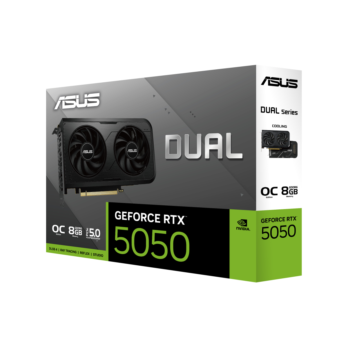 ASUS Dual GeForce RTX 5050 8GB GDDR6 OC Edition Gaming Grafikkarte 8
