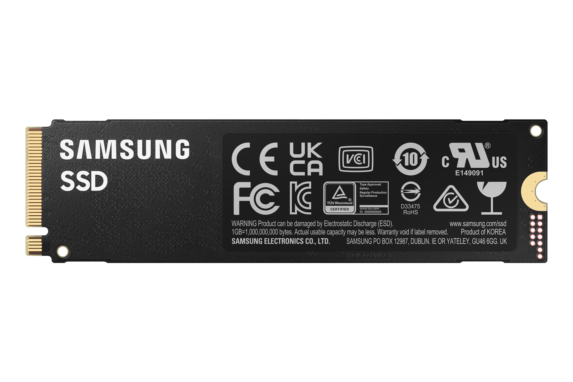 Samsung 980 PRO 1 TB PCIe 4.0 NVMe™ M.2 (2280) Internes Solid State Drive (SSD) (MZ-V8P1T0BW) 3