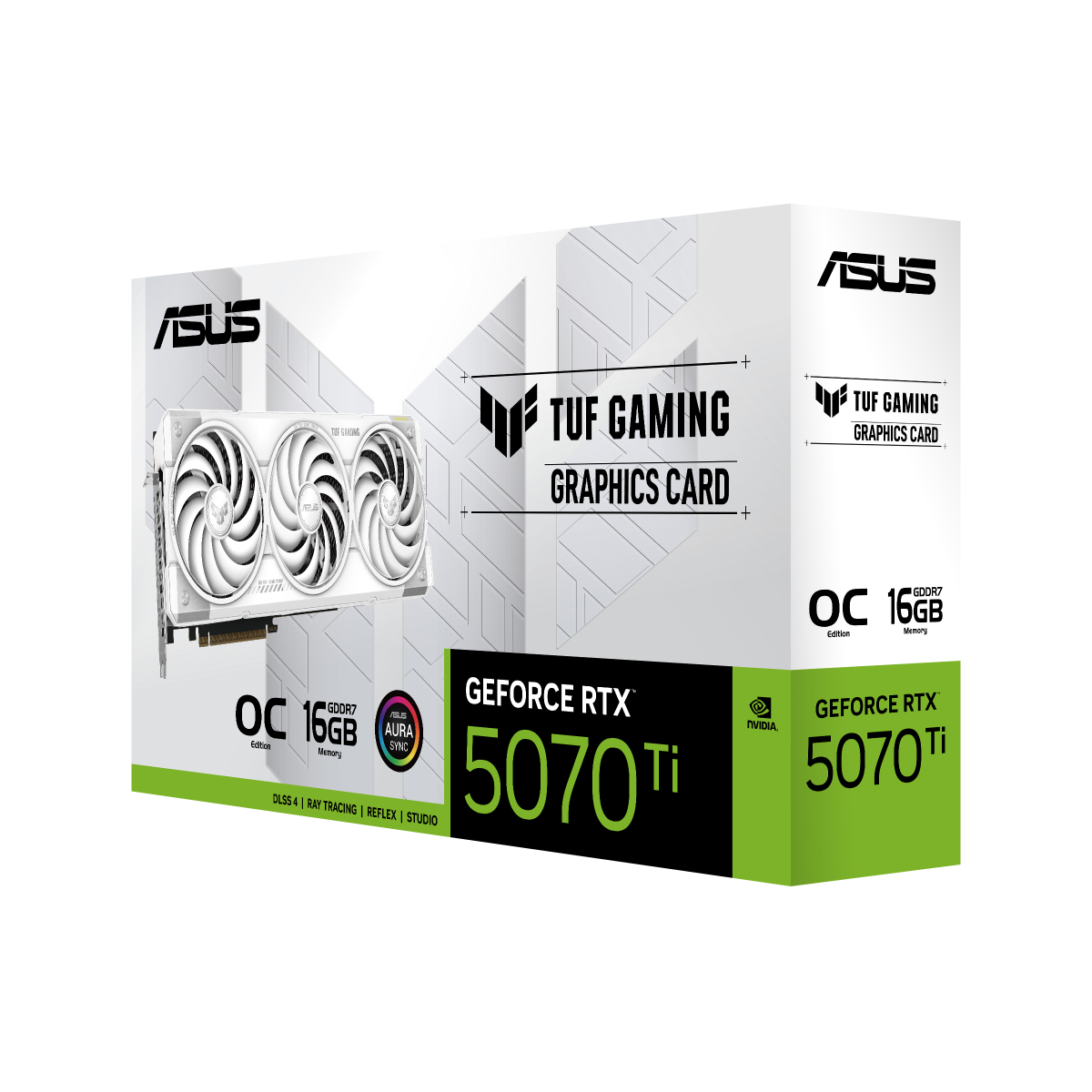 ASUS TUF Gaming GeForce RTX 5070 Ti 16GB GDDR7 White OC Edition Grafikkarte 5