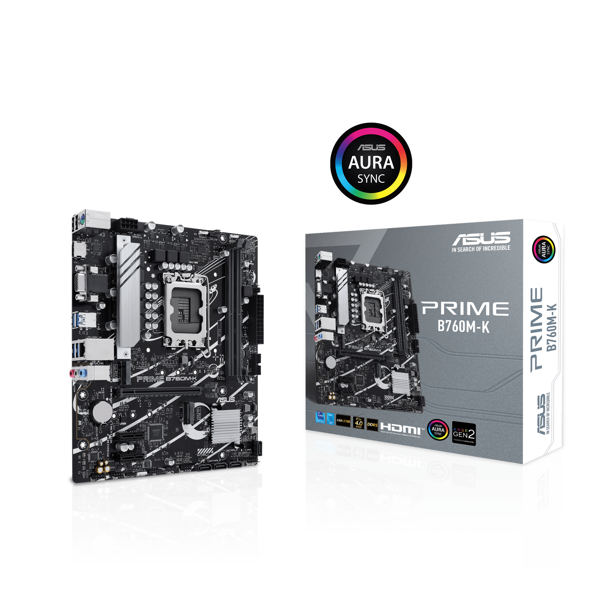 ASUS PRIME B760M-K Gaming Mainboard Sockel Intel LGA 1700 7