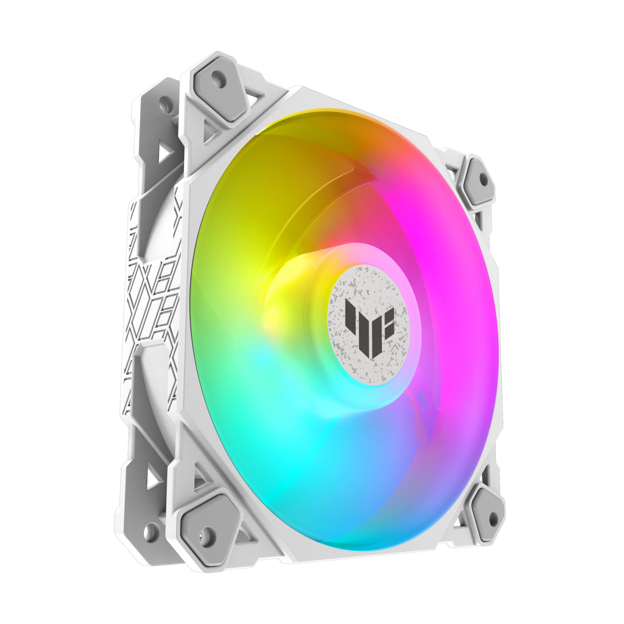 ASUS TUF Gaming TF120 ARGB-Gehäuselüfter White Edition - Single Pack 4