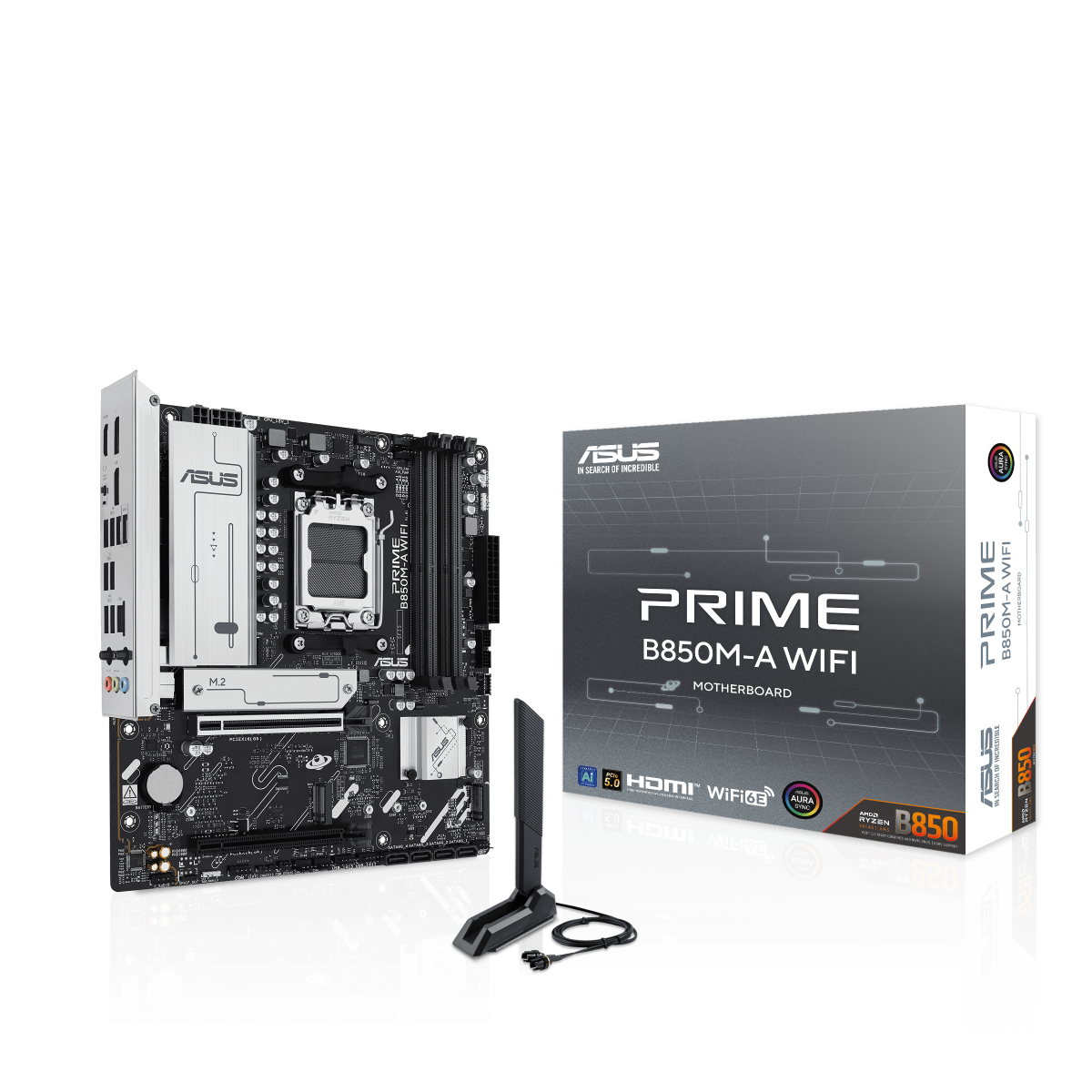 ASUS PRIME B850M-A WIFI Gaming Mainboard Sockel AMD AM5 4