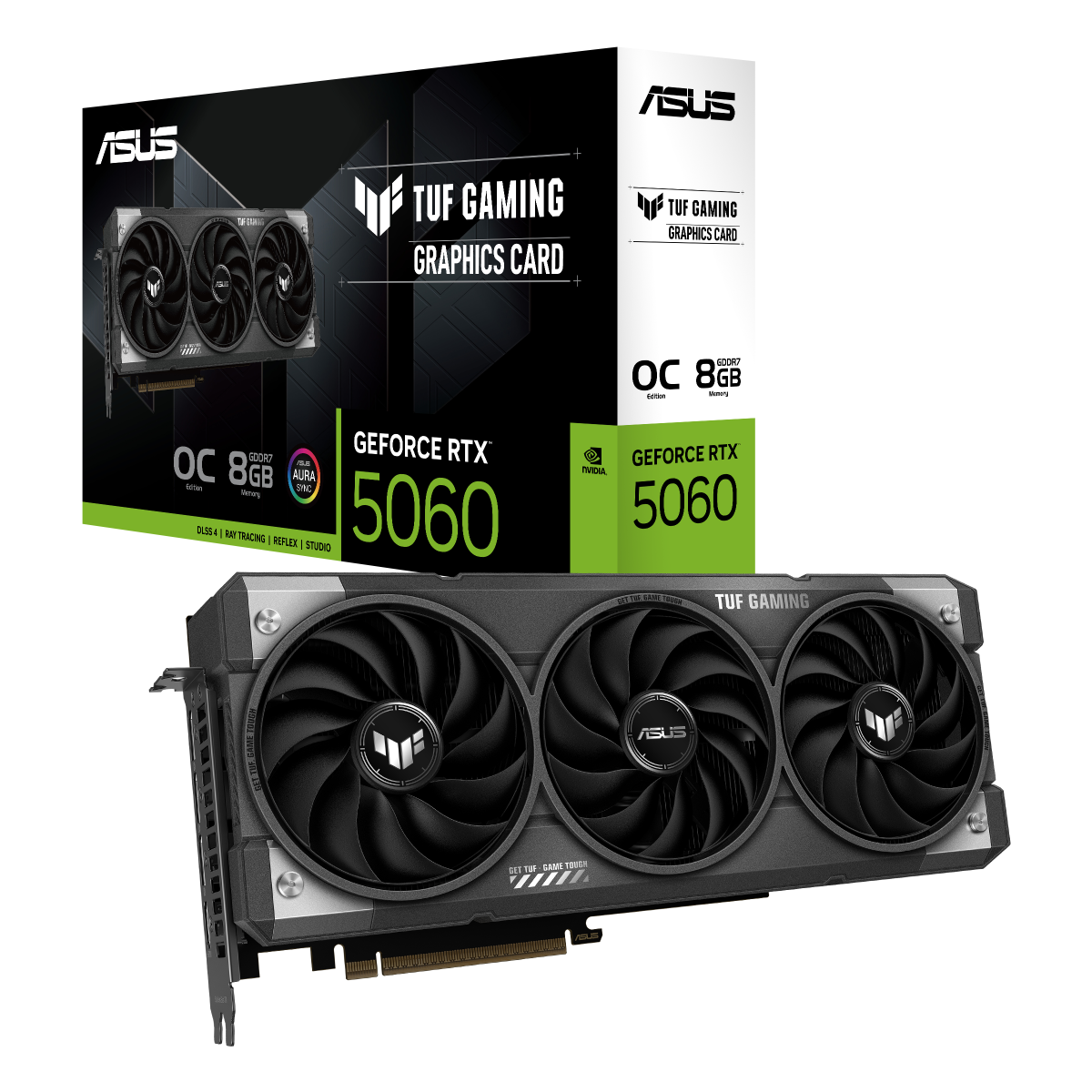 ASUS TUF Gaming GeForce RTX 5060 OC Edition 8GB GDDR7 Gaming Grafikkarte
