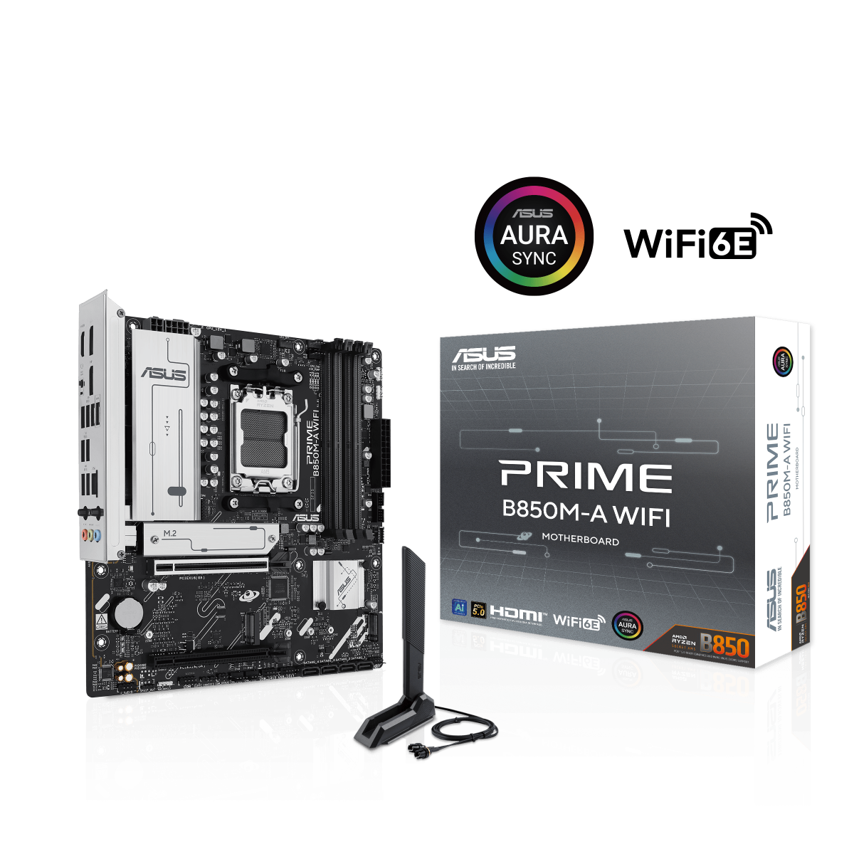 ASUS PRIME B850M-A WIFI Gaming Mainboard Sockel AMD AM5