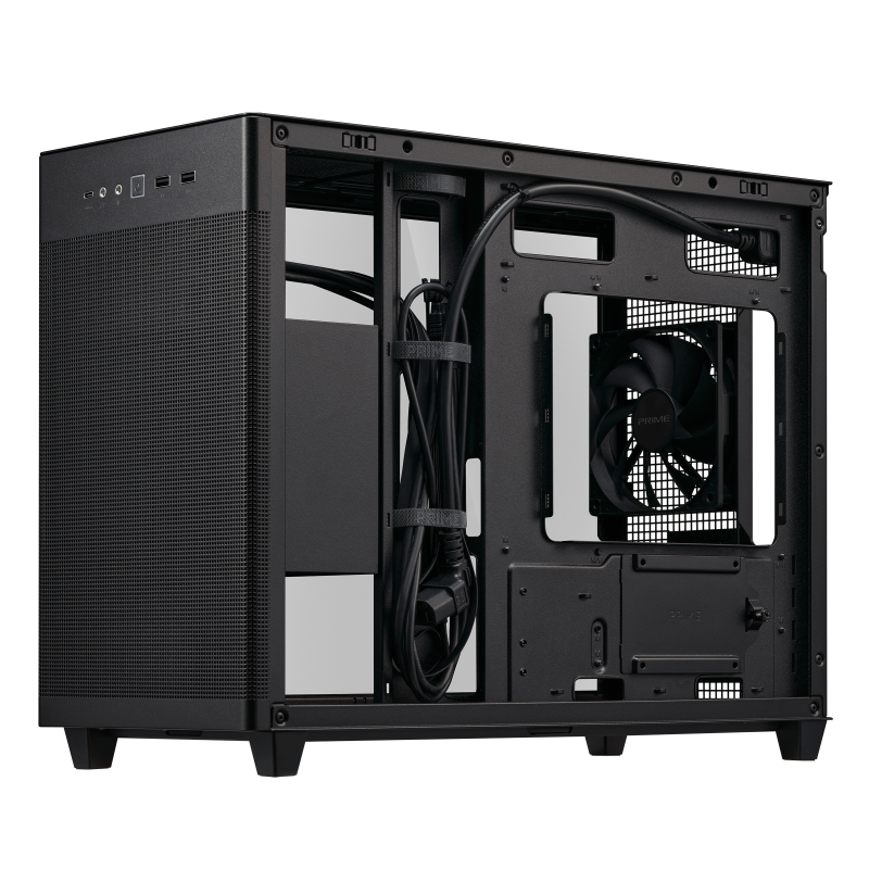 ASUS Prime AP201 Tempered Glass MicroATX Gehäuse schwarz 2