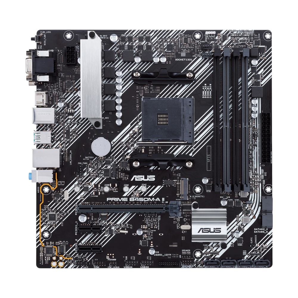 Asus Prime B450M-A II Mainboard Sockel AM4 8