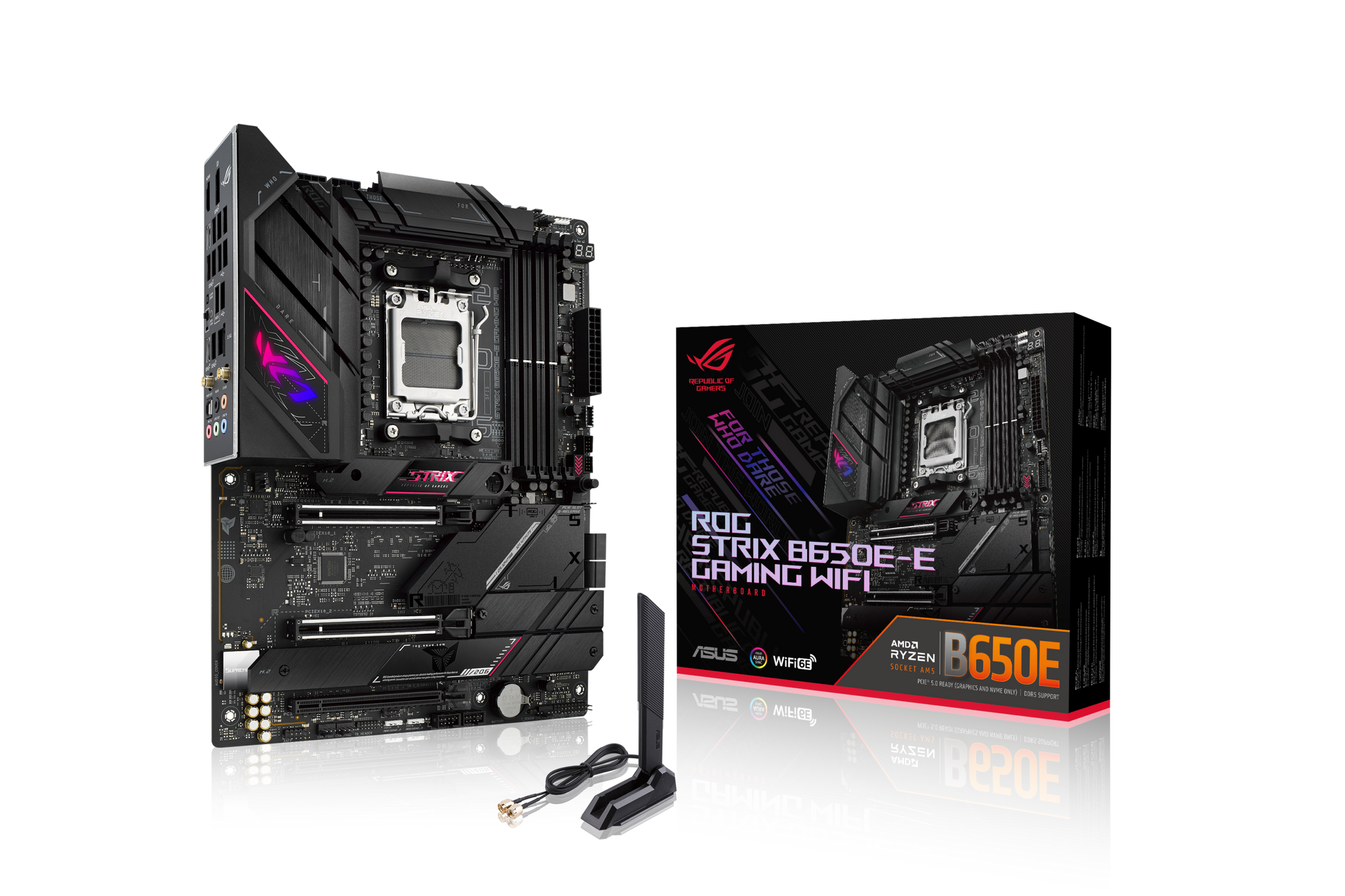 ASUS ROG STRIX B650E-E GAMING WIFI Mainboard Sockel AMD AM5