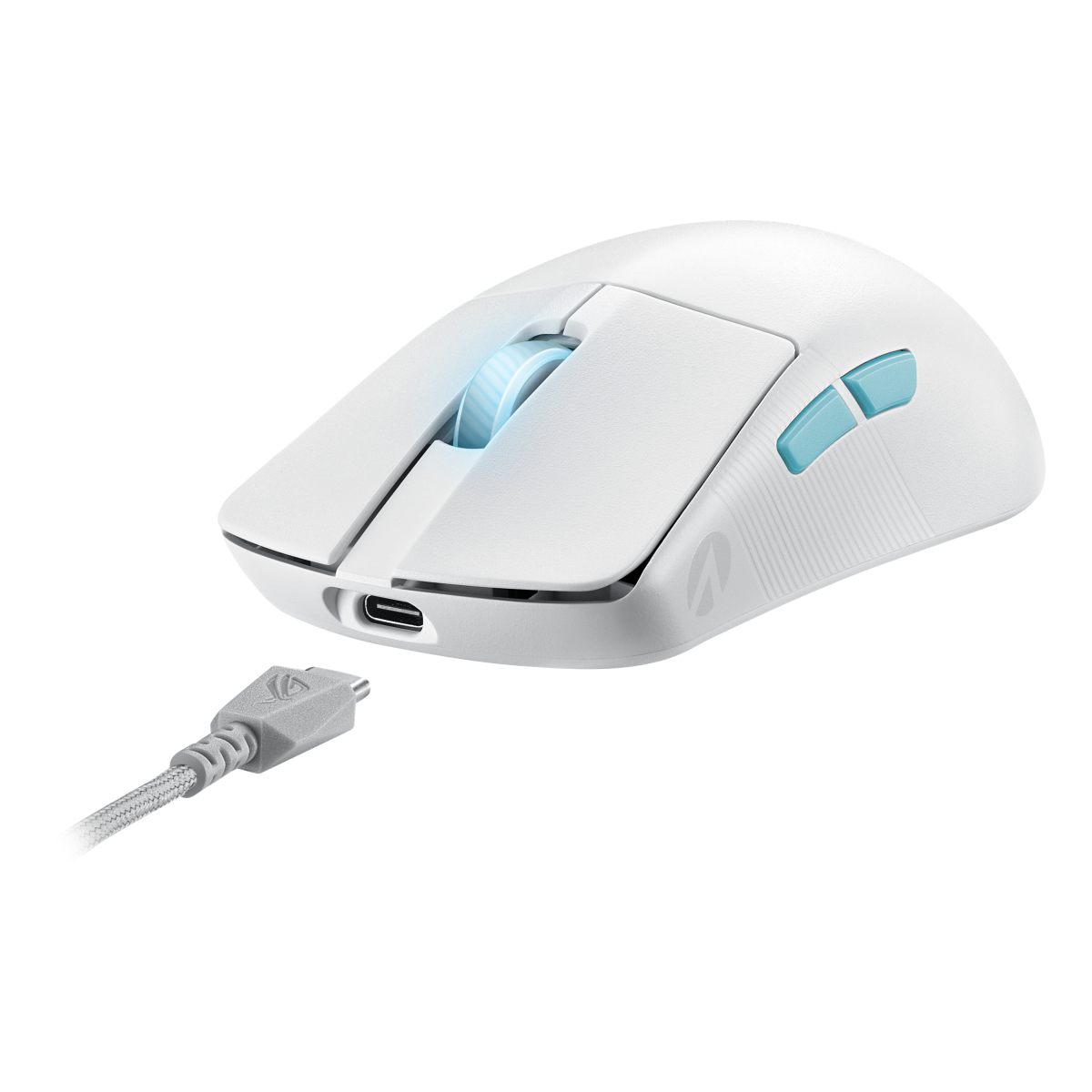 ASUS ROG Harpe Ace Aim Lab Edition White RGB Gaming Maus weiß 10