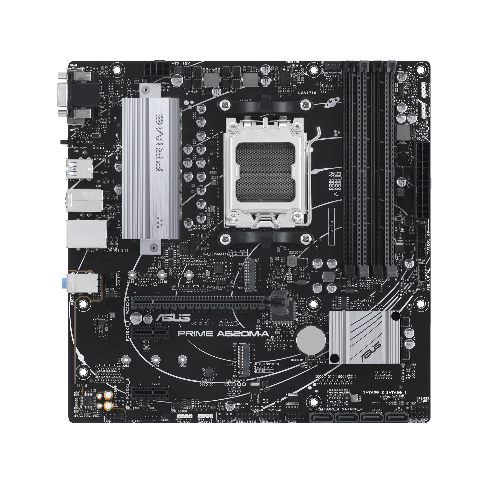 ASUS Prime A620M-A-CSM Mainboard Sockel AMD A620 3