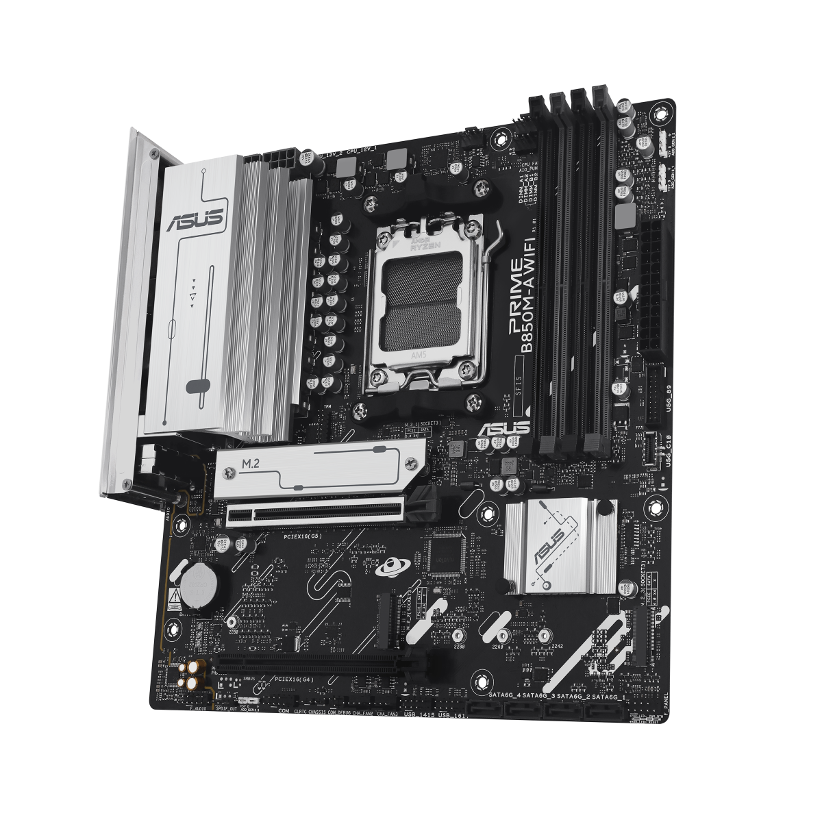 ASUS PRIME B850M-A WIFI Gaming Mainboard Sockel AMD AM5 2
