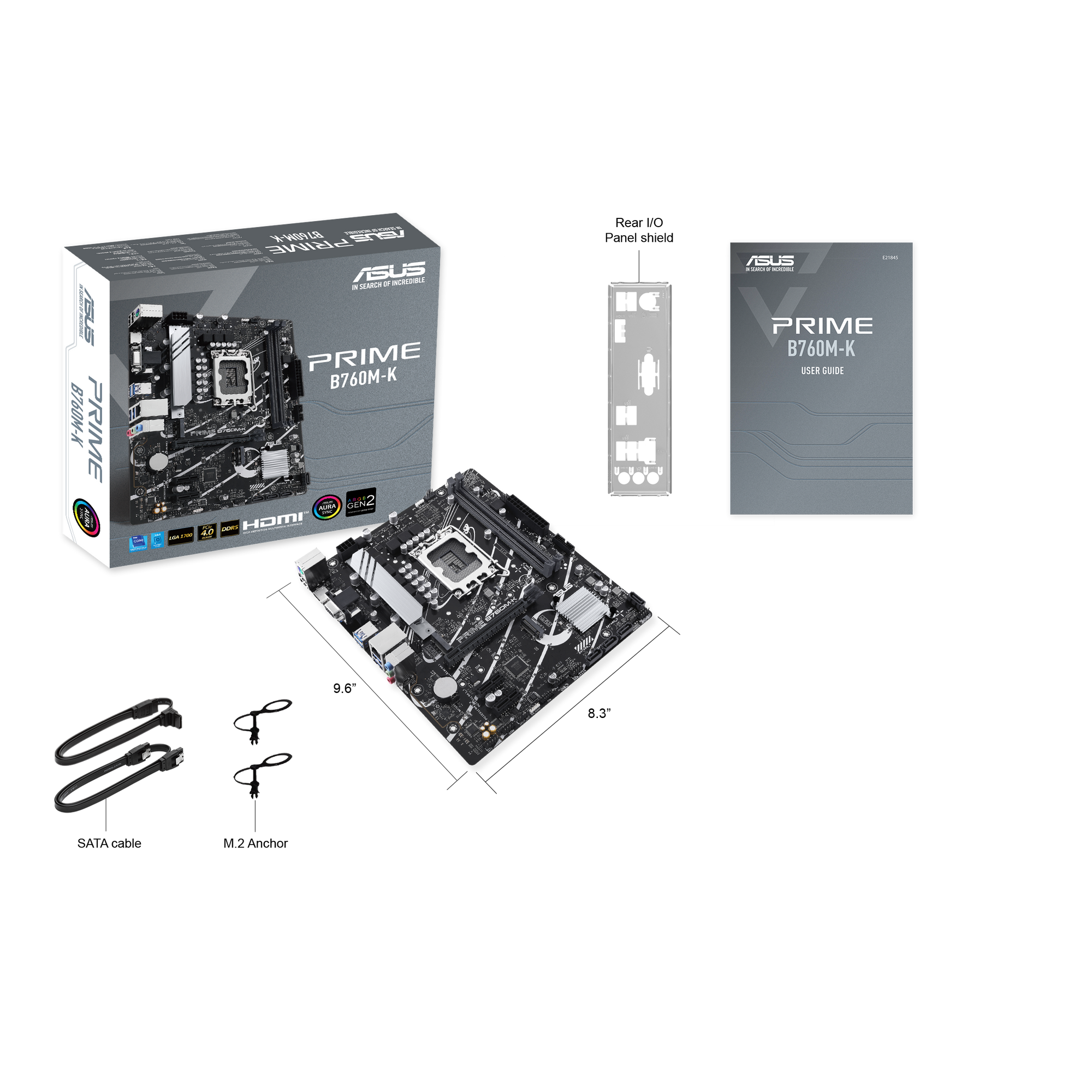 ASUS PRIME B760M-K Gaming Mainboard Sockel Intel LGA 1700 11