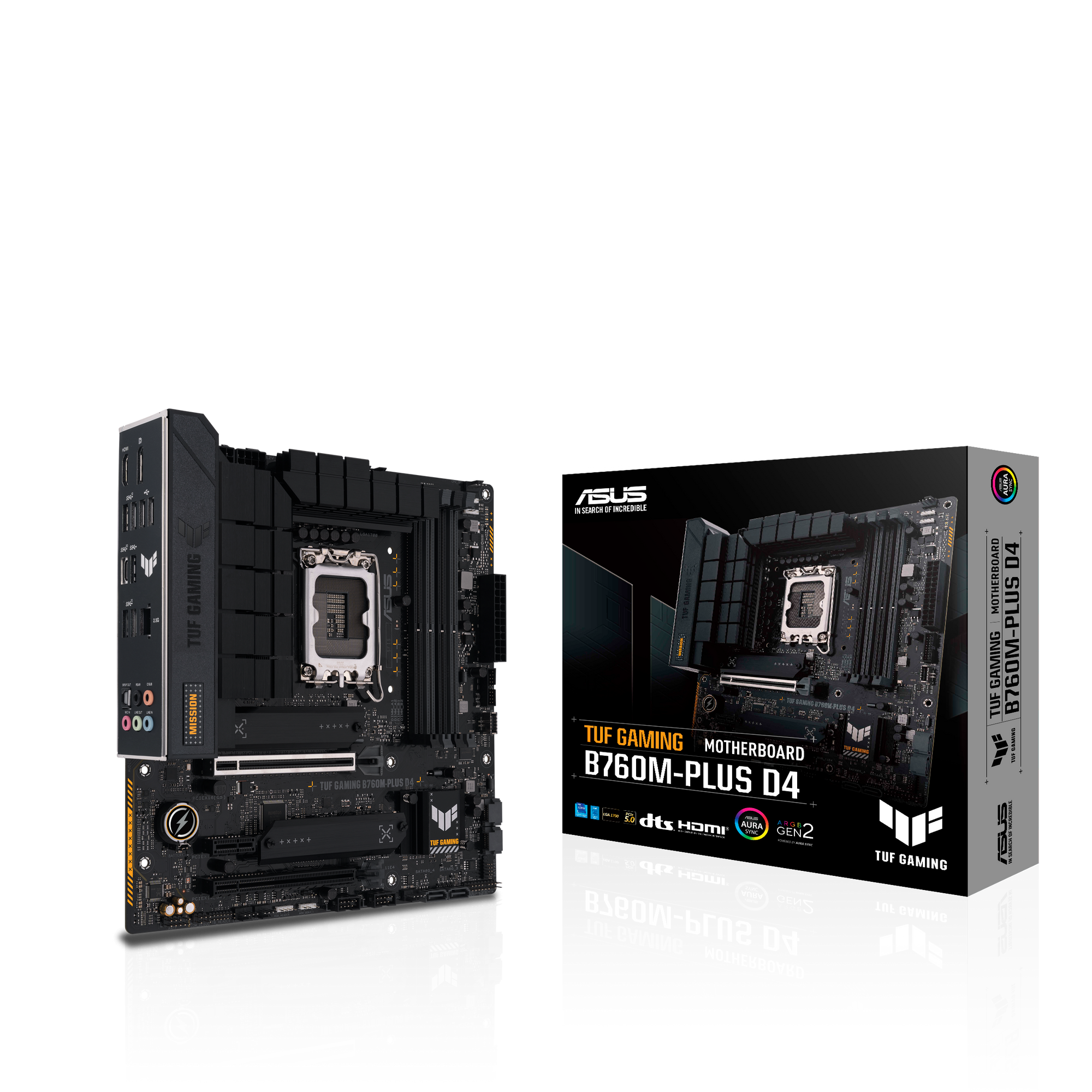 ASUS TUF GAMING B760M-PLUS D4 Mainboard Sockel Intel LGA 1700