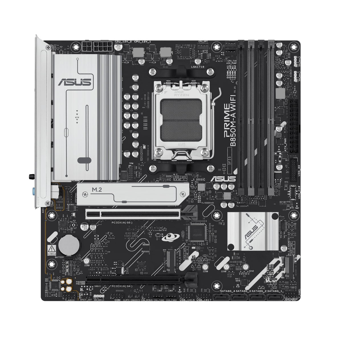 ASUS PRIME B850M-A WIFI Gaming Mainboard Sockel AMD AM5 3