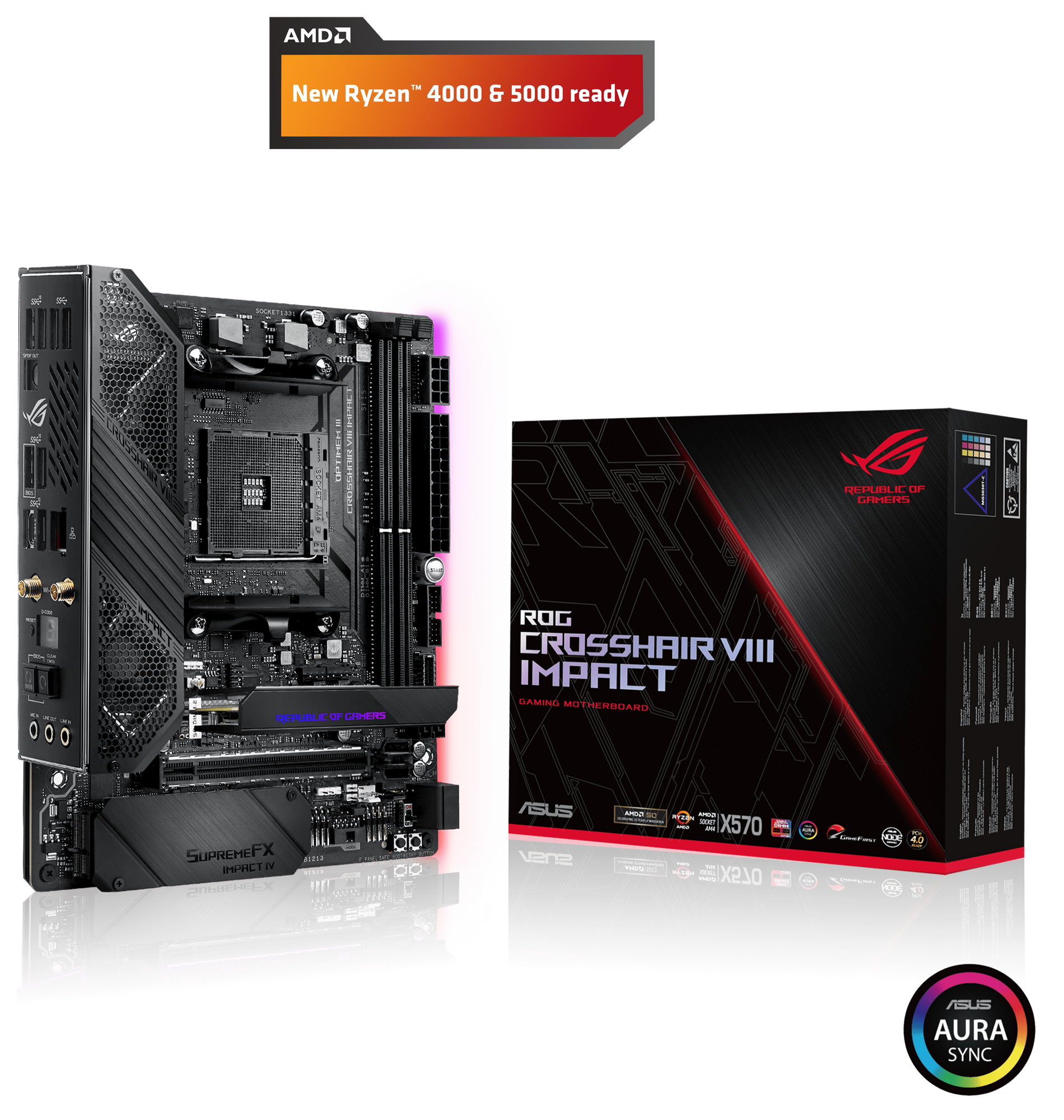 ASUS ROG Crosshair VIII Impact Gaming Mainboard