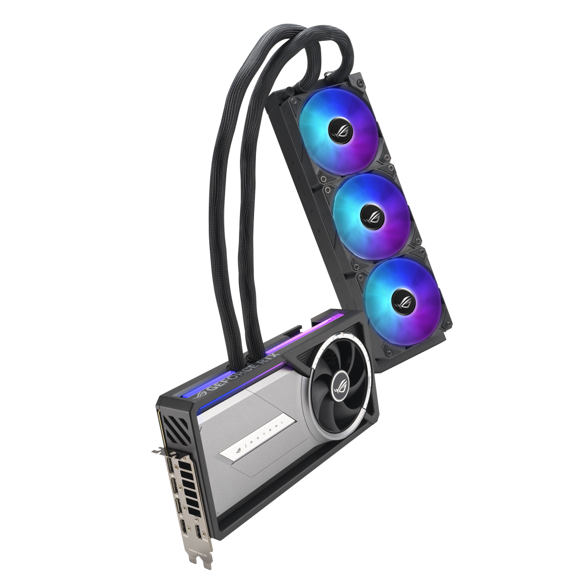 ASUS ROG Astral LC GeForce RTX 5090 32GB GDDR7 Gaming Grafikkarte mit All-in-One-Flüssig-CPU-Wasserkühlung 9