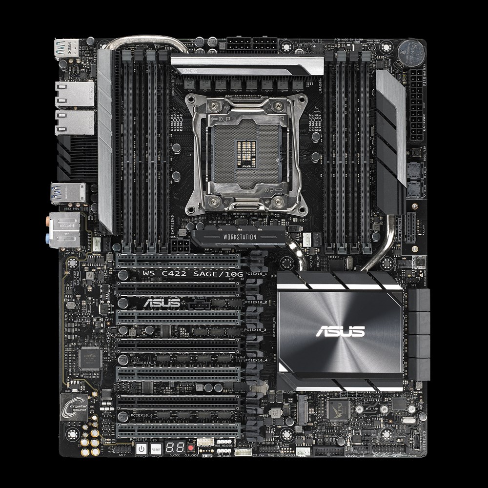 ASUS WS C422 SAGE/10G Workstation Mainboard 4