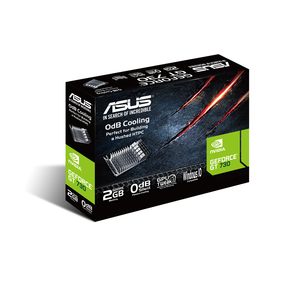 ASUS GeForce GT 730 2GB GDDR5 Low-Profile-Grafikkarte 3