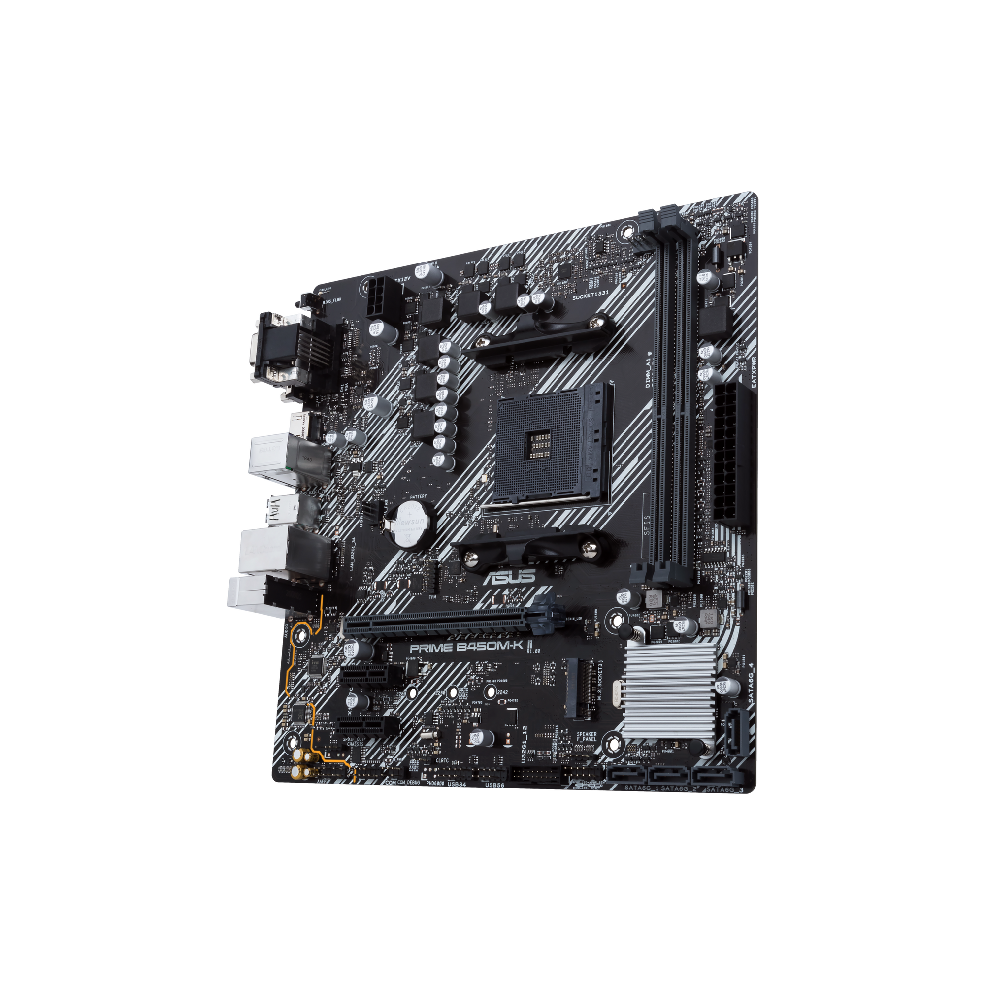 Asus Prime B450M-K II Mainboard Sockel AM4 3