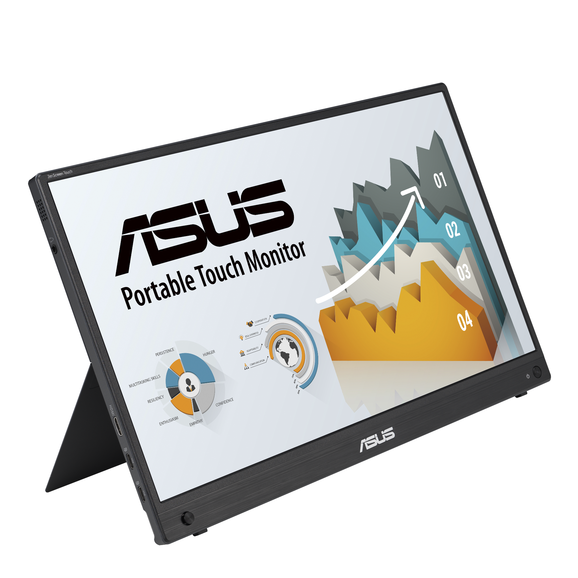 ASUS ZenScreen Touch MB16AHT tragbarer 15,6-Zoll Monitor 7