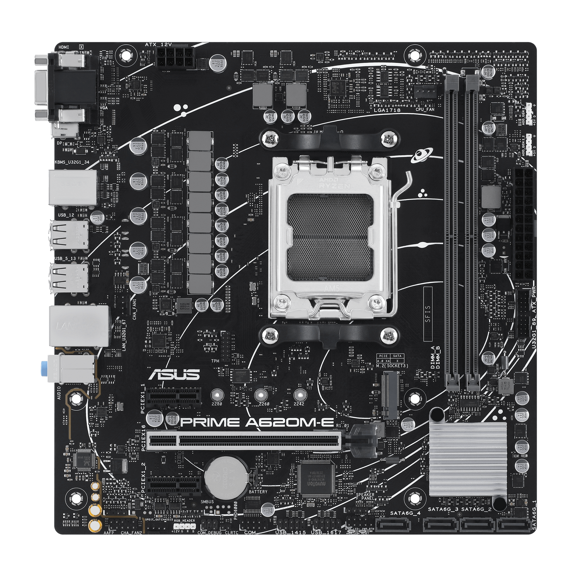 ASUS Prime A620M-E-CSM Mainboard Sockel AMD A620 4