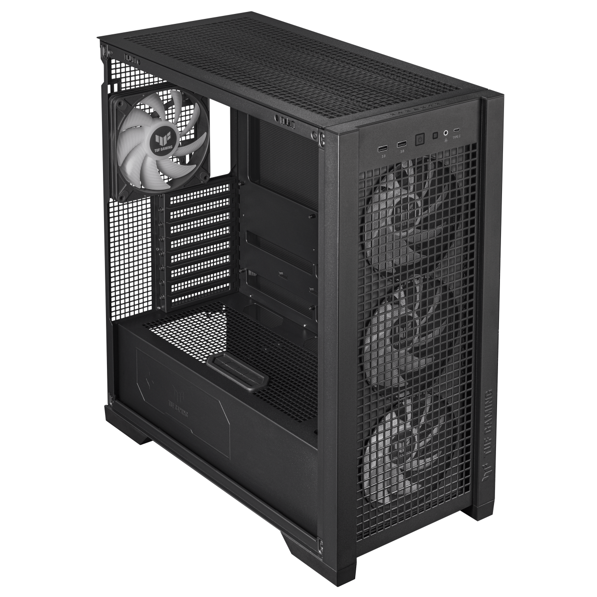 ASUS TUF Gaming GT302 ARGB Black Mid-Tower-ATX-Gehäuse 20