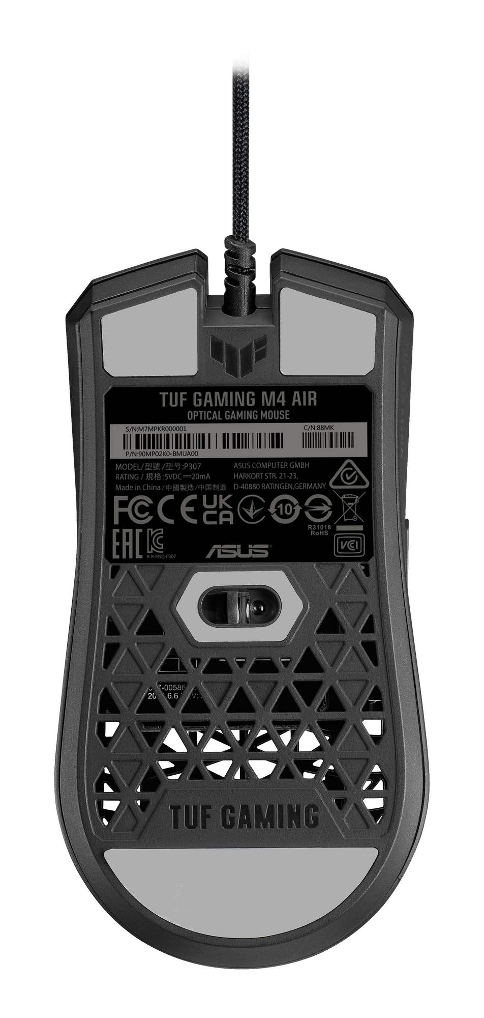 ASUS TUF Gaming M4 Air optische Gaming-Maus 7