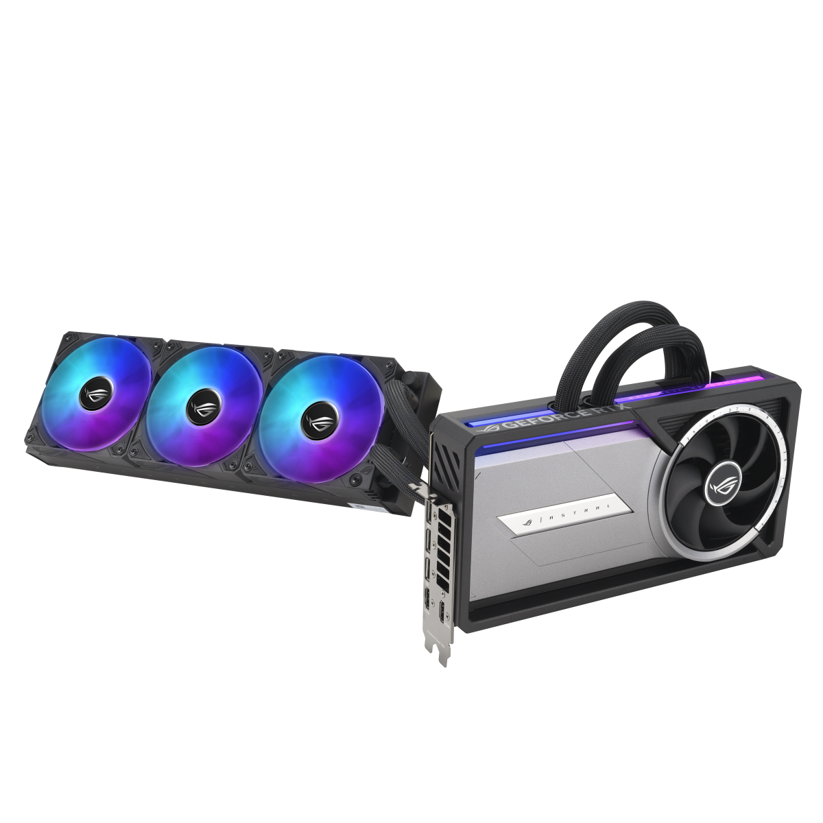 ASUS ROG Astral LC GeForce RTX 5090 32GB GDDR7 Gaming Grafikkarte mit All-in-One-Flüssig-CPU-Wasserkühlung 13