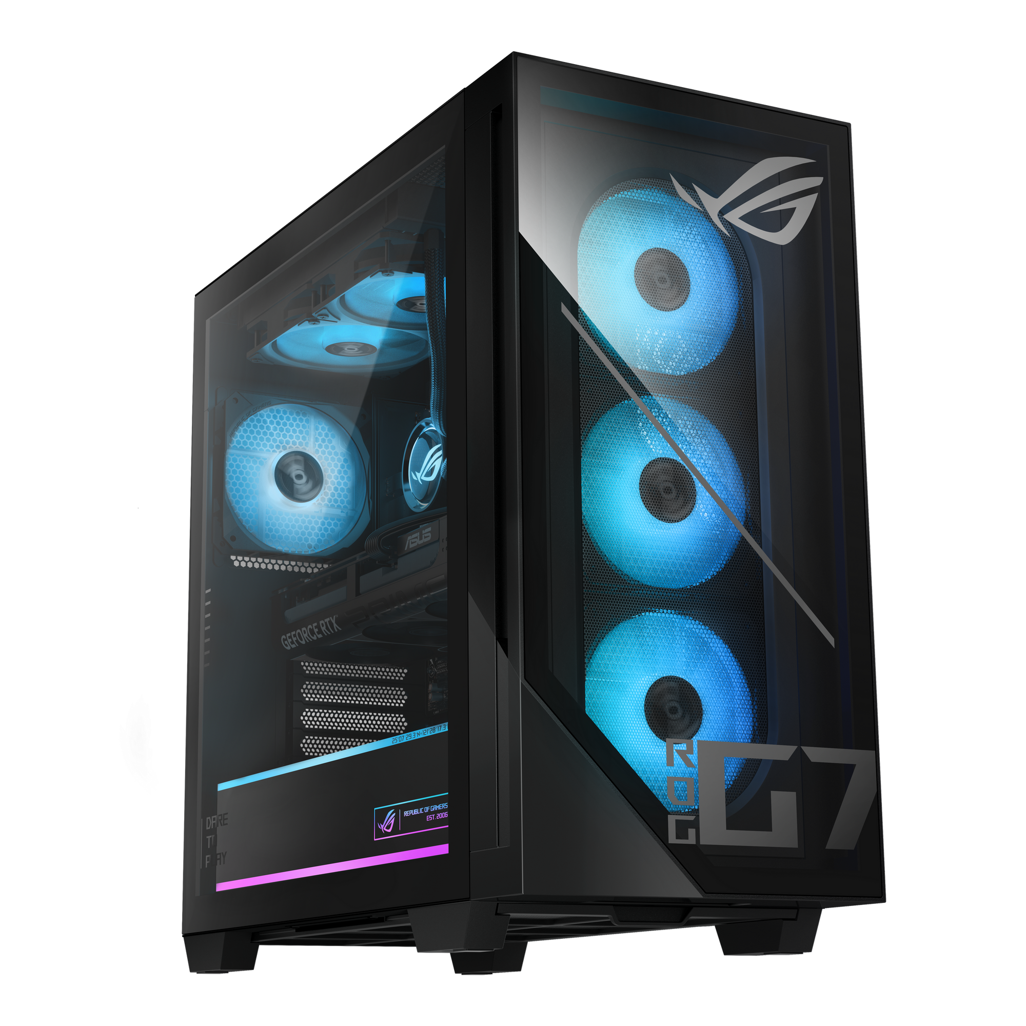 ASUS ROG GM700 GM700TZ-R9800X008W PC Ryzen 7 9800X3D 64GB RAM 2TB SSD RTX 5090 ROG ASTRAl 32GB