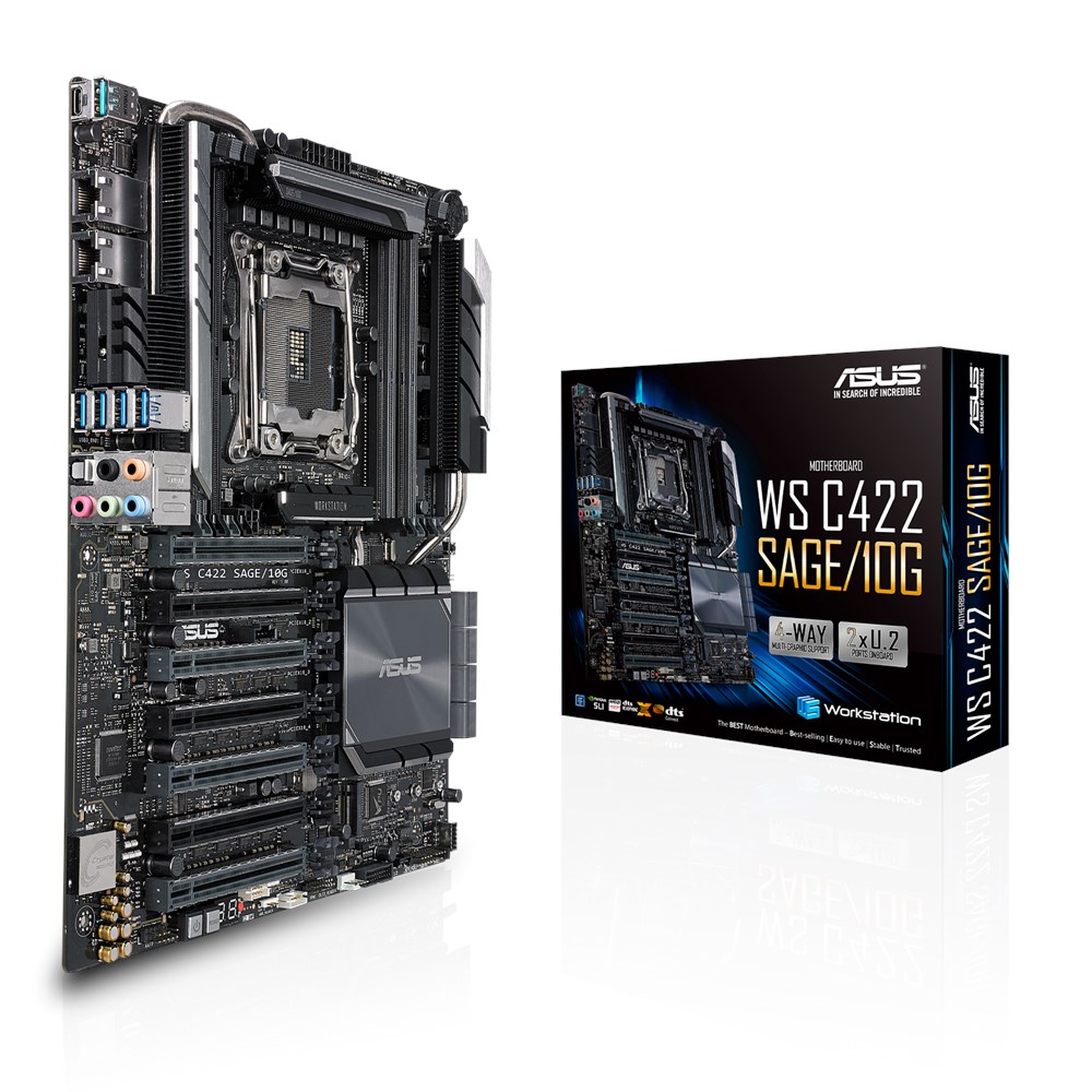 ASUS WS C422 SAGE/10G Workstation Mainboard