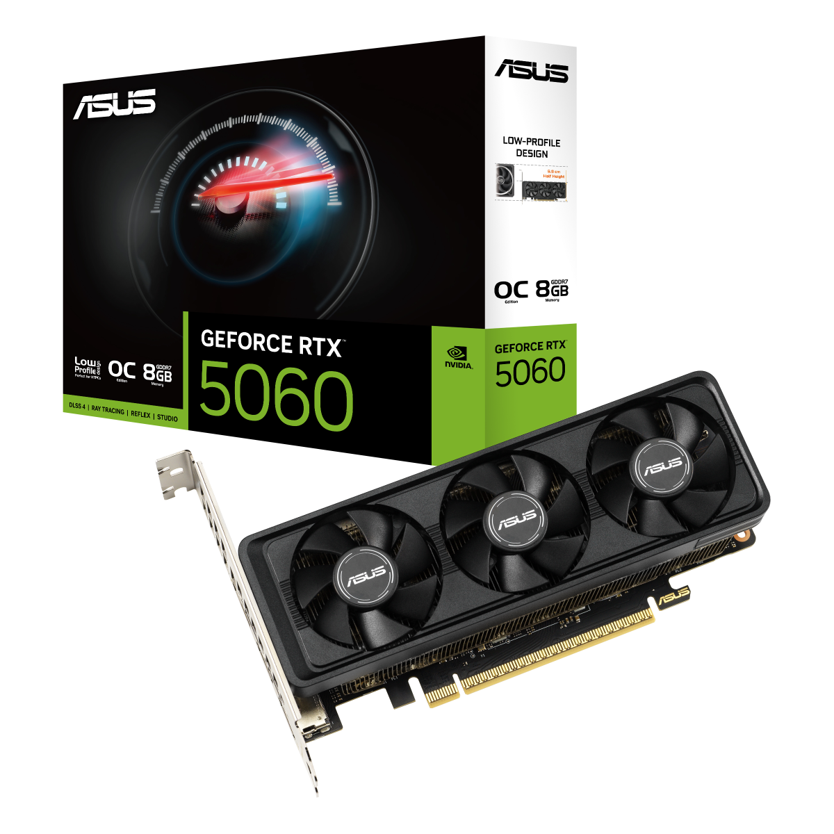 ASUS GeForce RTX 5060 LP BRK 8GB GDDR7 OC Edition Low Profile Gaming Grafikkarte 9