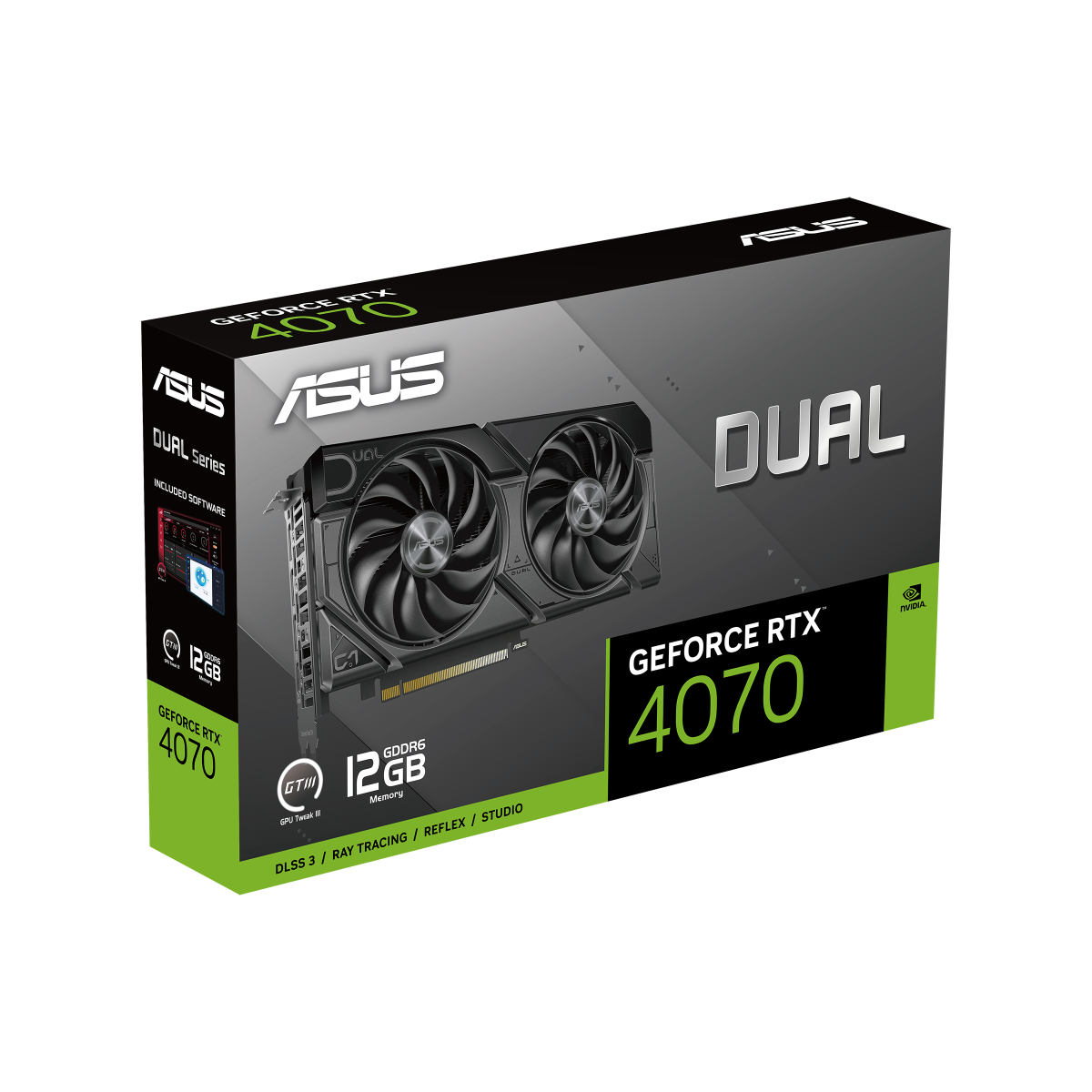 ASUS Dual GeForce RTX 4070 EVO 12GB GDDR6 Gaming Grafikkarte 8