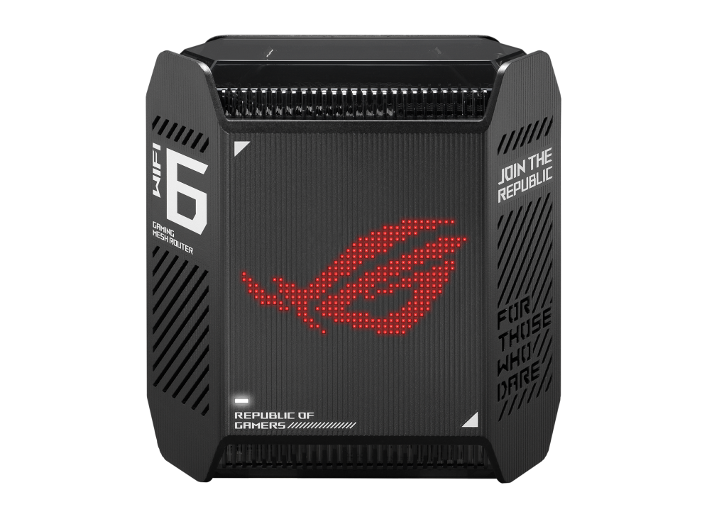 ASUS ROG Rapture GT6 AX10000 1er Pack Tri-Band Gaming Mesh WiFi System kombinierbarer Router