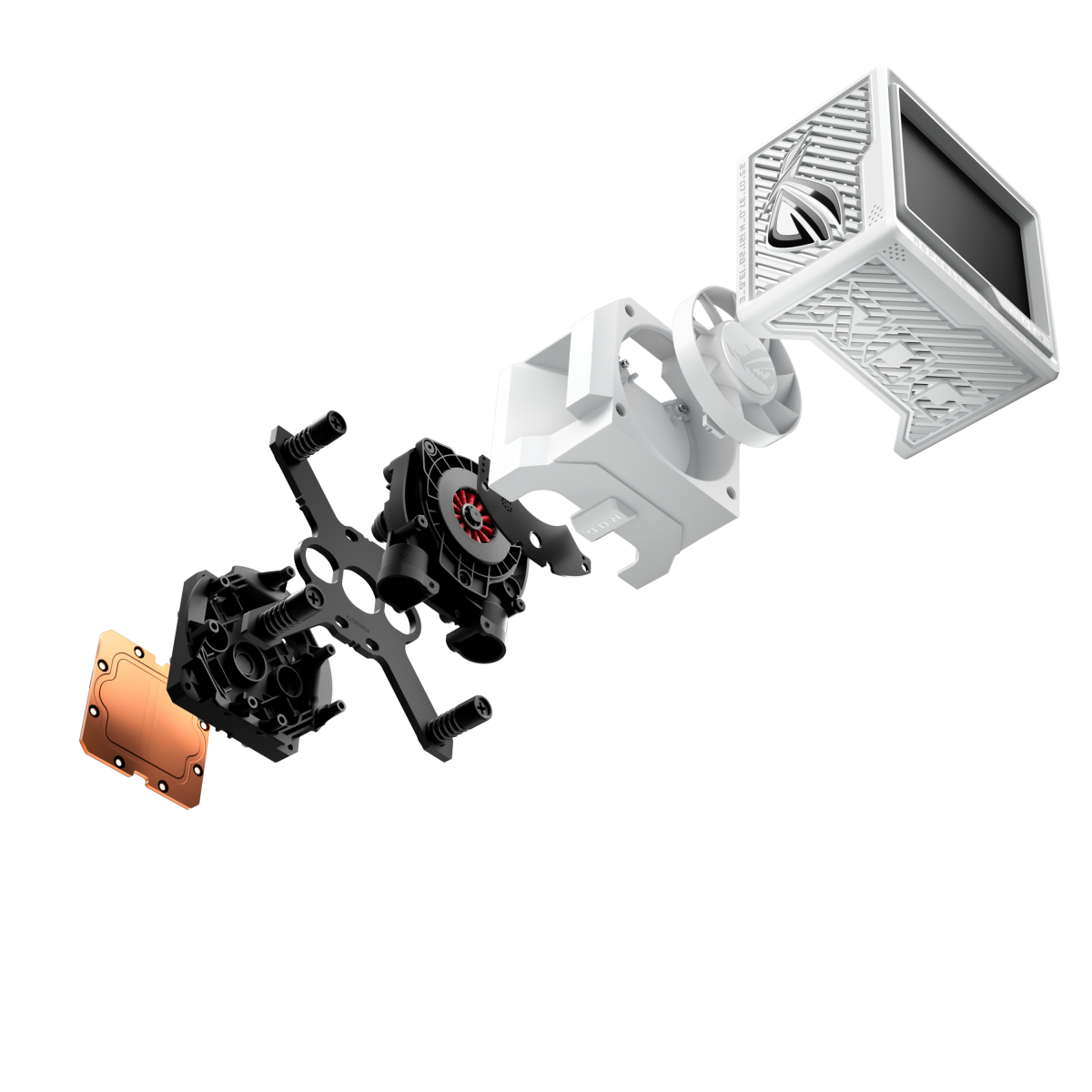 ASUS ROG Ryujin III 360 ARGB Extreme White All-in-One-Flüssig-CPU-Wasserkühlung 3